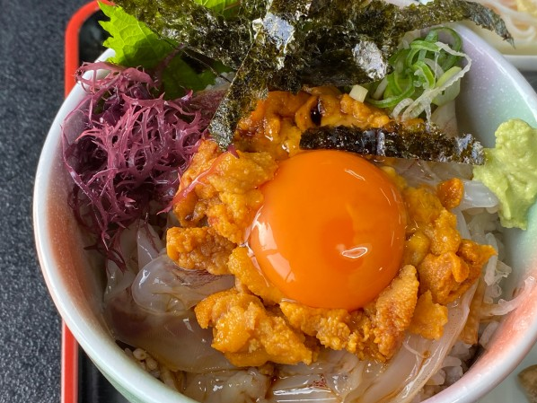 いかウニ丼