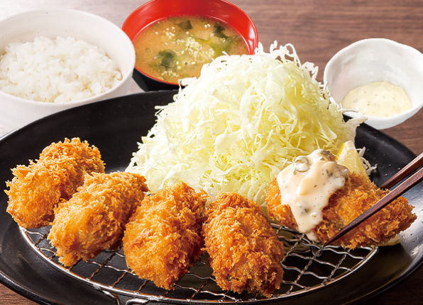 牡蠣フライ定食